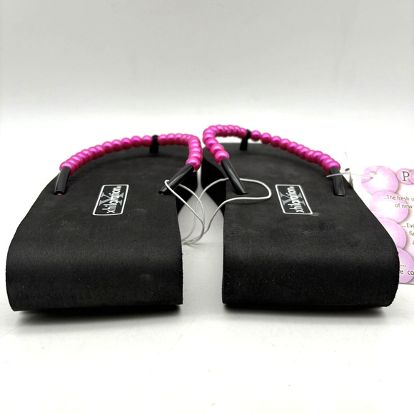NWT Vintage 90s Y2K Xhilaration Platform Pink Pearl Strap Flip Flop Sandals 7 - Picture 9 of 16